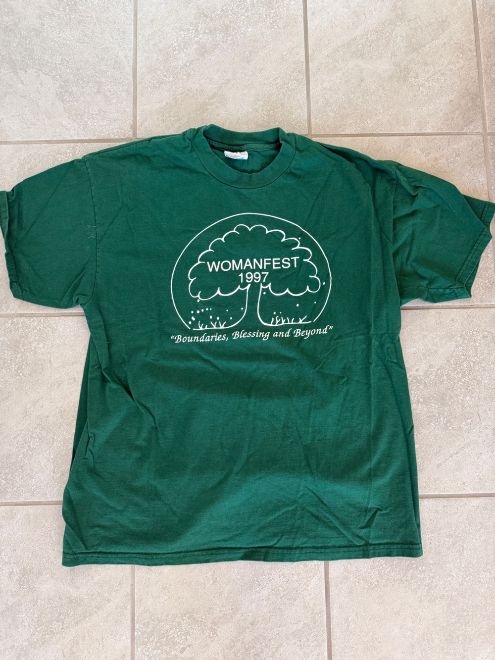 Hanes Green WOMANFEST 1997 Graphic Tee